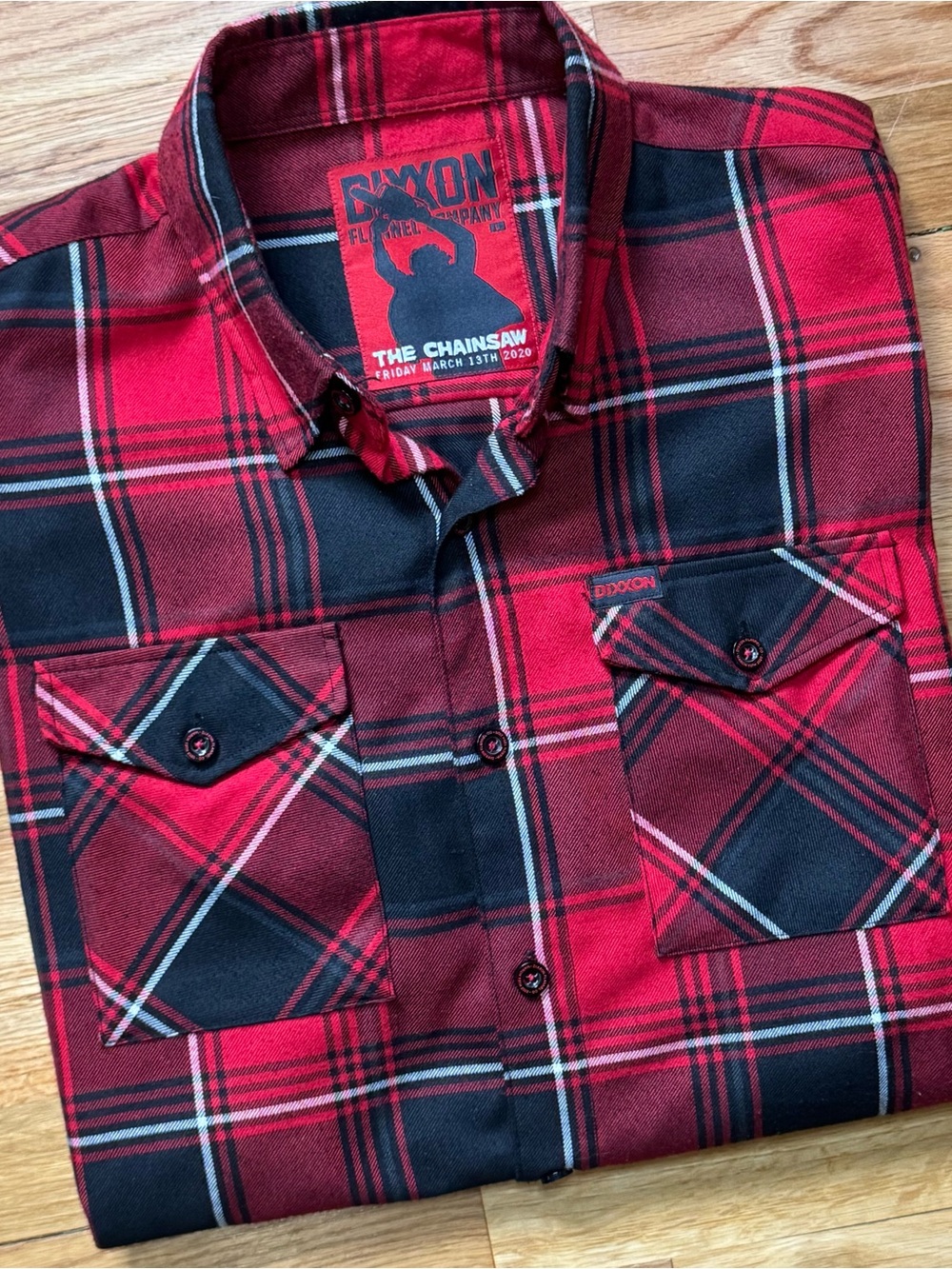 DIXXON The Chainsaw Flannel Mens Large Pre Pleat OG 2020